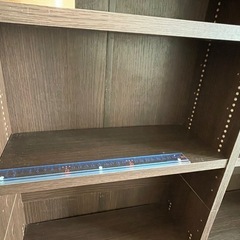 【中古】本棚(ブラウン)譲ります。の画像