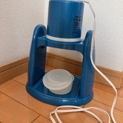 かき氷器　電動　かき氷の画像