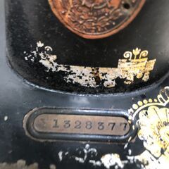  SINGER シンガー 足踏みミシン Y1328377 アンティーク レトロ ヴィンテージ 動作確認済 家具 インテリア　1923年頃製造　【糸島市内 送料無料】250824-3の画像