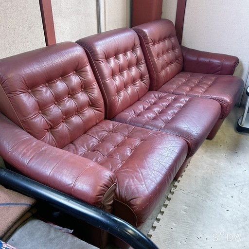 昭和レトロ 応接チェア 5脚セット（引き取り限定）