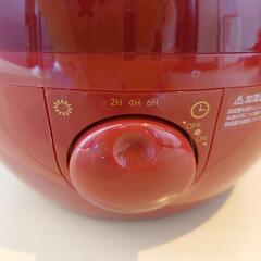 アピック 超音波式 アロマ加湿器 しずく 赤  FSWD-2201の画像