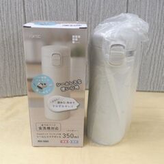 未使用 シームレス マグボトル ワンタッチ栓 350ml アイボリー RH-1695 食洗器対応 西岡店の画像