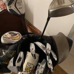 中古ゴルフクラブ一式＋小タンスの画像