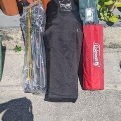 アウトドア用品一式の画像