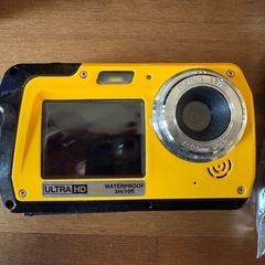【未使用品】　防水アクションカメラ　4K（SDカード付き）子どもの初カメラに。の画像