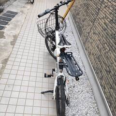 電動アシスト自転車 ジャンク品（スイッチ不良・後輪パンク・鍵無し）無料引き取りの画像