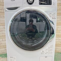 大阪送料無料★3か月保障付き★ドラム式洗濯機★アイリスオーヤマ★7.5kg★2020年★HD71-W/S★IS-534の画像