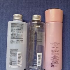 MUJI無印良品とジーノの空ボトル計3個の画像