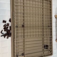【室内用ペットケージ】屋根付きサークルMの画像