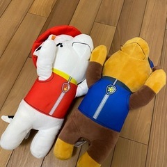 ①ぬいぐるみ パウパトロール 2個セットの画像