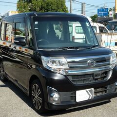 H27 ダイハツ　タントカスタム　RSトップエディションSA   オートエアコン 純正ナビ 両電動スライドドア フルセグTV Bluetooth  17338の画像
