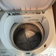 SHARP電気洗濯乾燥機の画像