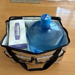 【２個で１０００円・１個でも可】レジかごサイズ☆大きめのクーラーバッグ２個の画像