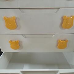 ウッドトップチェスト4段の画像