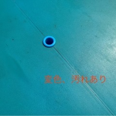★折りたたみガーデンテーブル オールインワン⛱️パラソル付★ピクニック キャンプ　レジャー★難ありの画像