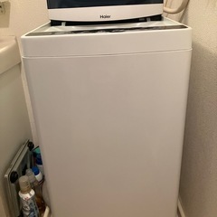 Haier 洗濯機　5.5kgの画像