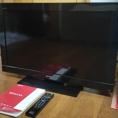 Sony 液晶デジタルテレビ　BRAVIA KDL-32BX30H　2010年製の画像