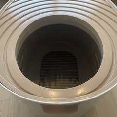 アイリスオーヤマ 上から猫トイレ システムトイレタイプ アイボリーの画像