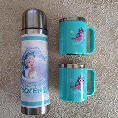 DISNEY　ステンレスボトル　コップ2個セットの画像