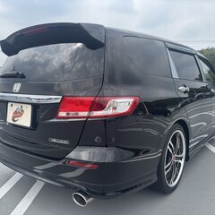 神奈川【自社ローン】保証人無可★全国対応★オデッセイ【アブソルート】社外19インチAW/Bluetooth/車高整/走行中TV可/DVD再生/ヘッドレストモニター/バックカメラ/クルコン/パドルシフト/ハーフレザー/D席パワーシート/ETCの画像
