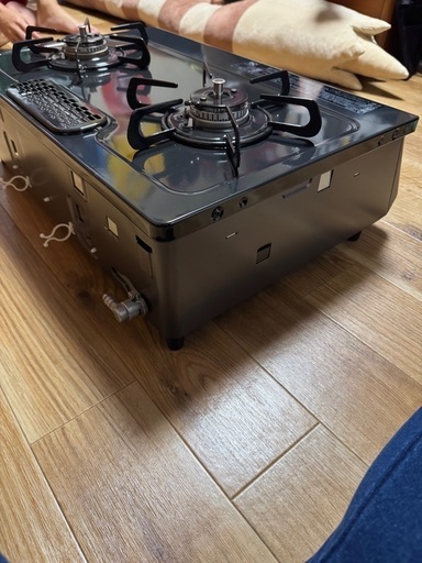 Paroma パロマ ガステーブル PA-S46B-R プロパンガス仕様 右側強火力 コンロ LPG