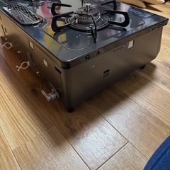 Paroma パロマ ガステーブル PA-S46B-R プロパンガス仕様 右側強火力 コンロ LPGの画像
