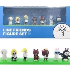 未開封【LINE FRIENDS】非売品　フィギュアセット 7体セットの画像