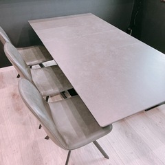 セラミック⭐︎ダイニングテーブルセットの画像