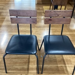 ダイニングチェア2脚セット【町田市再生家具】251515の画像