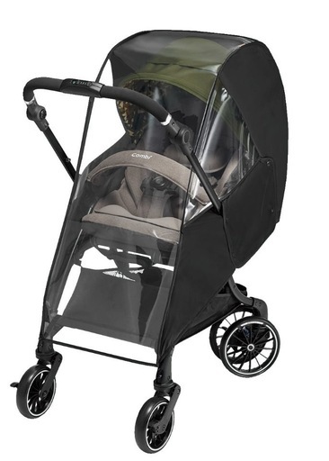 美品【コンビ】両対面式AB型ベビーカー＆純正レインカバーのセット(6.6万円分)