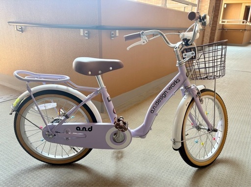 18インチ子供自転車補助輪付