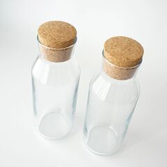 未使用品　ikea イケア カラフェ栓付き　0.5L　2本セットの画像
