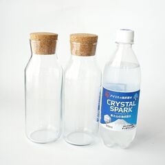 未使用品　ikea イケア カラフェ栓付き　0.5L　2本セットの画像