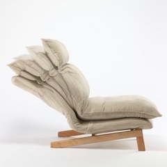 無印良品 ハイバックリクライニングソファ・本体・１シーターの画像