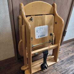 折りたたみベビーチェア【ベビー用品数点出品中】の画像