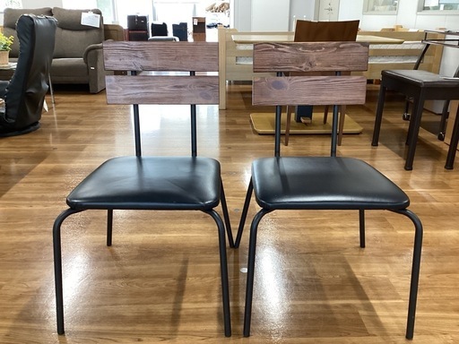 ダイニングチェア2脚セット【町田市再生家具】251516 【公式通販】 ダイニングチェア2脚セット【町田市再生家具】251516 【公式通販】