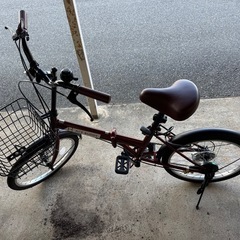 折りたたみ自転車の画像