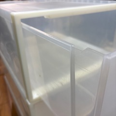 無印良品　クローゼットケース　中　3個の画像