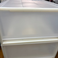 無印良品　クローゼットケース　中　3個の画像