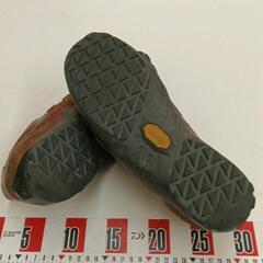 0824-174 革製スニーカー　約26cmの画像