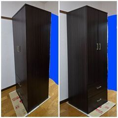 ニトリ ワードローブ クローゼット 収納家具クローネの画像