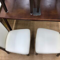 ★リユースのサカイ幸手店★SJ10245★ジモティ割あり★ NITORI ダイニングセット4人用 茶 W120×D80×H71 クリーニング済み の画像