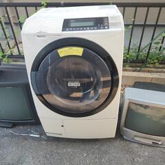無料　日立ドラム洗濯機　現状渡しの画像