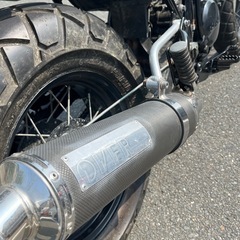 YAMAHA TW225 OVERマフラー ほぼノーマル【引取り限定】の画像