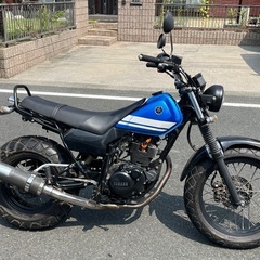 YAMAHA TW225 OVERマフラー ほぼノーマル【引取り限定】の画像