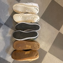 NIKEスニーカー3足　エアフォースワン　スケボーシューズの画像