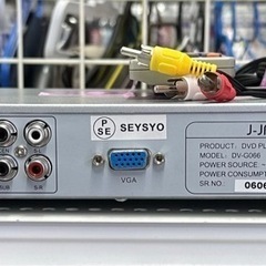J-JACS DVDプレーヤー DV-G066の画像