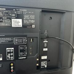 19882 Panasonic VIERA 4K液晶テレビ 2020年製 TH-49HX850 スマートテレビ 動確済 長期保証残あり パナソニック ビエラの画像