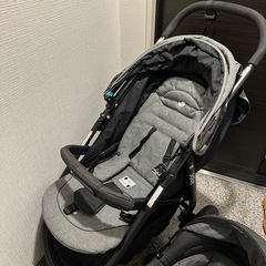 ベビーカー　チャイルドシート　セットの画像