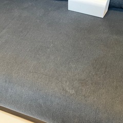 無料 大型 ソファ カウチ グレーの画像